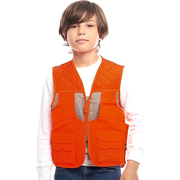 Amazon.com: TrailCrest by Treel Kids Blaze Orange Safety Front